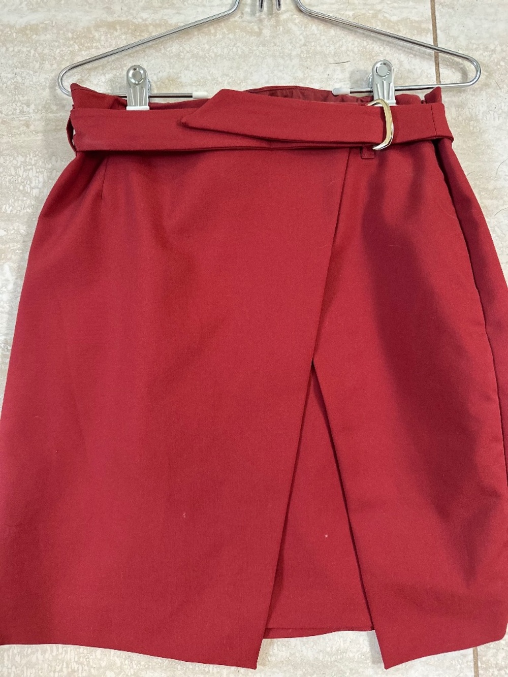 White House Black Market - Red A Line Skirt